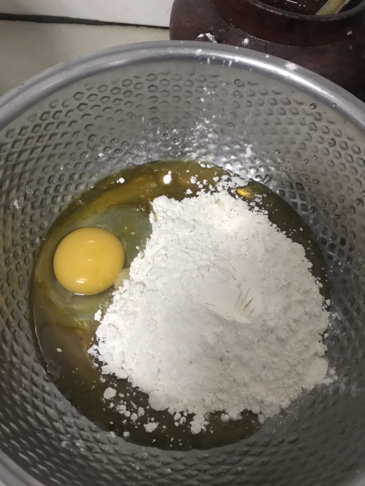 无黄油桃酥的做法 步骤2