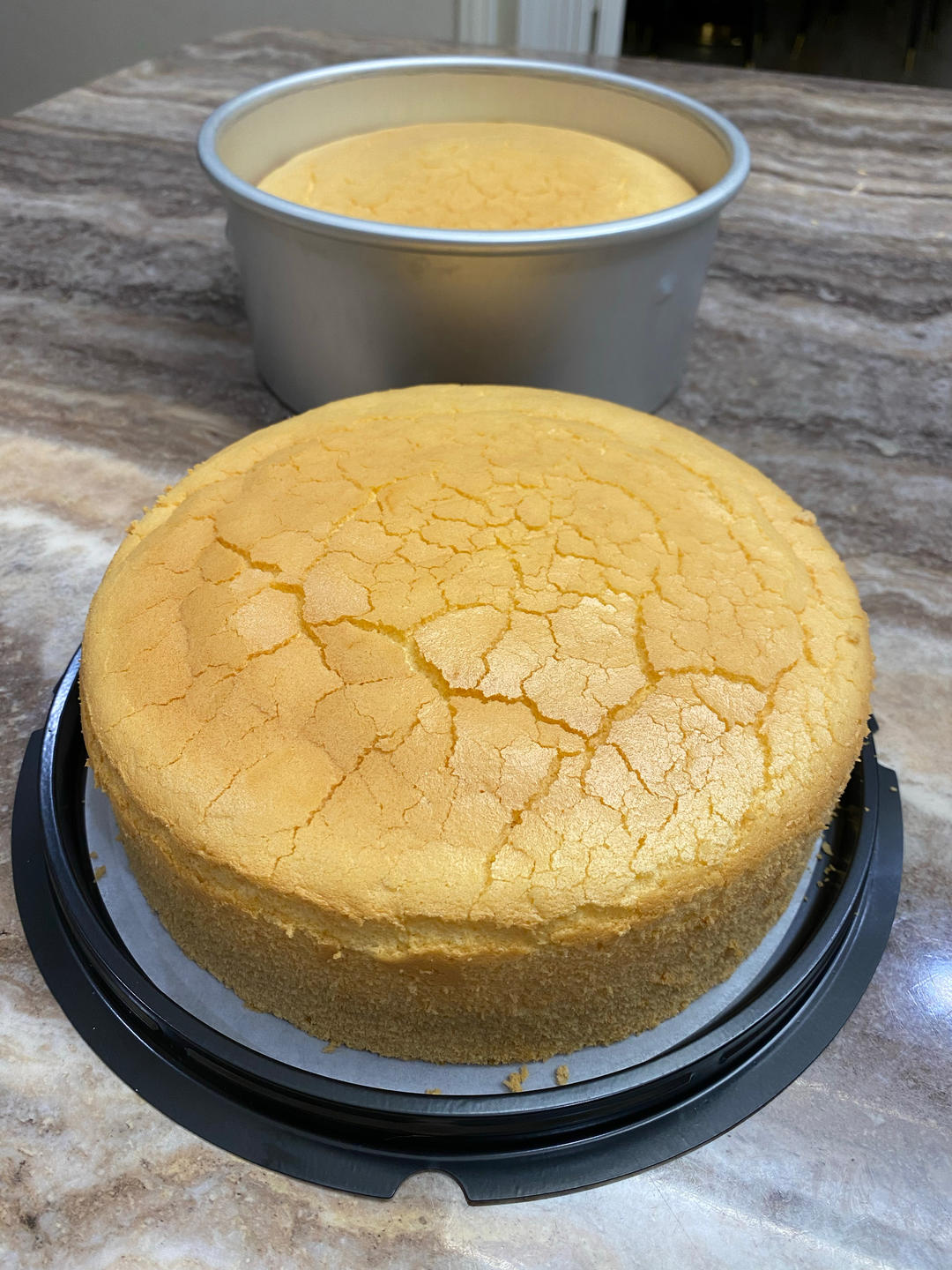 烤箱做蛋糕（戚风蛋糕的做法）