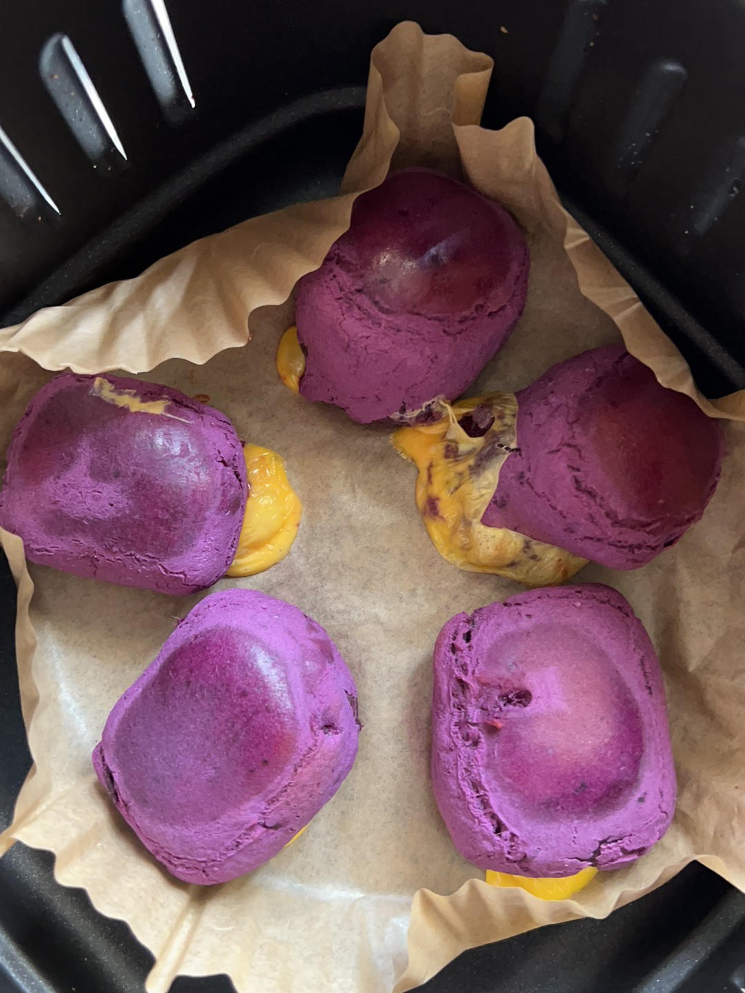 厨房小白做🍠芝士紫薯小方