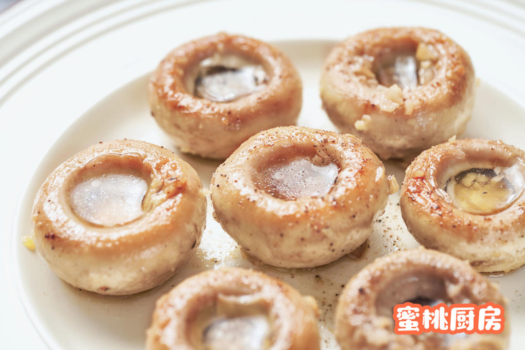 【蒜香煎汁蘑菇】的做法