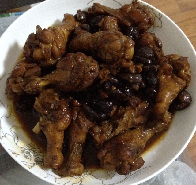 王媛angel做的耗油香菇鸡翅跟