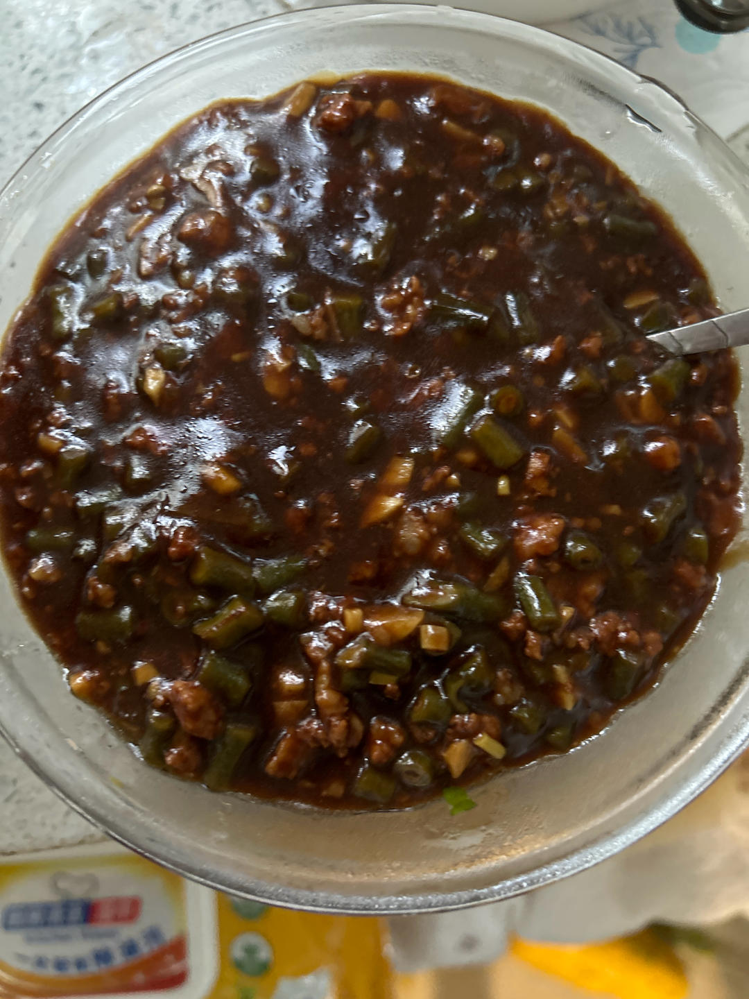肉末豆角打卤面