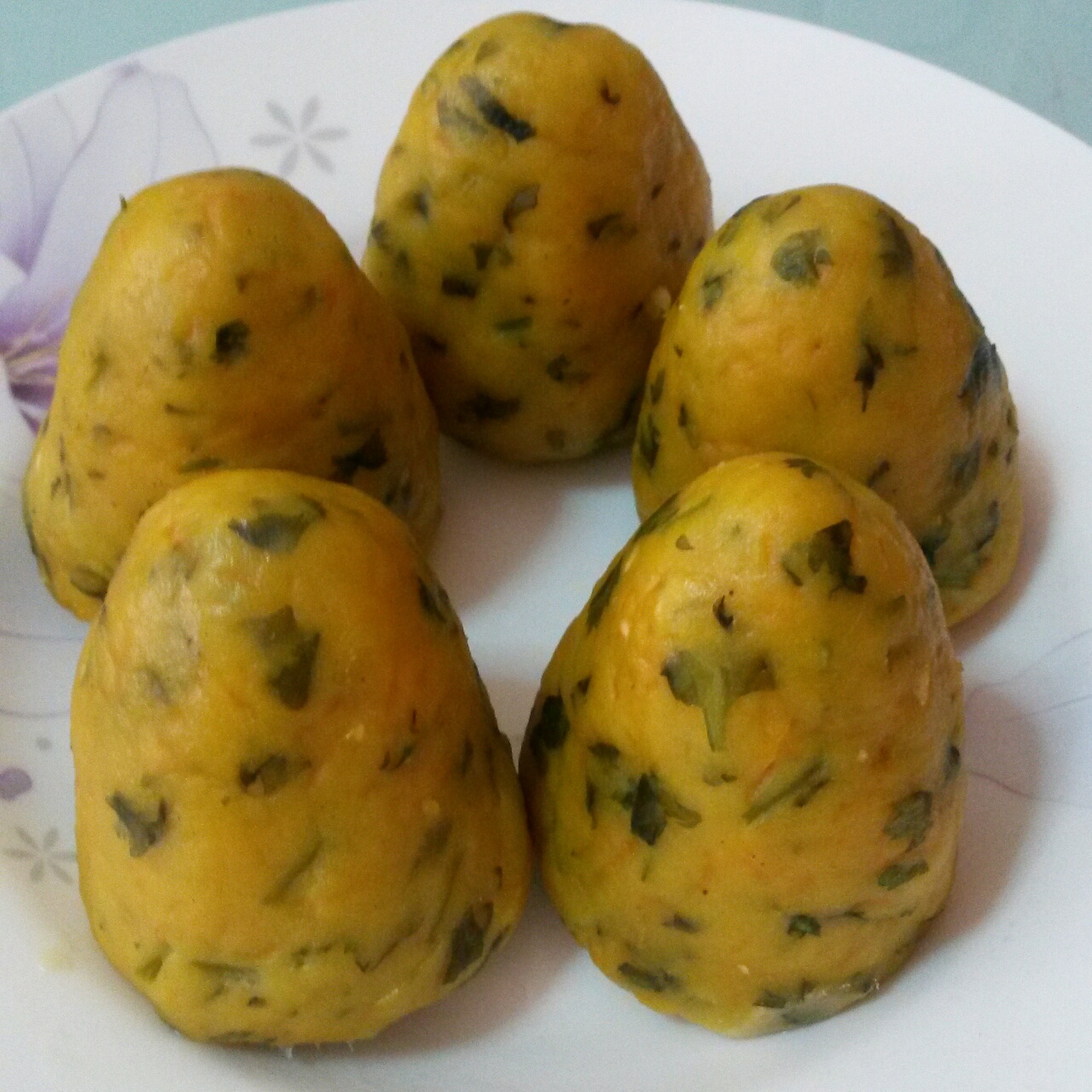 咸味菜窝头(内附手法视频)～～吃点儿粗粮系列