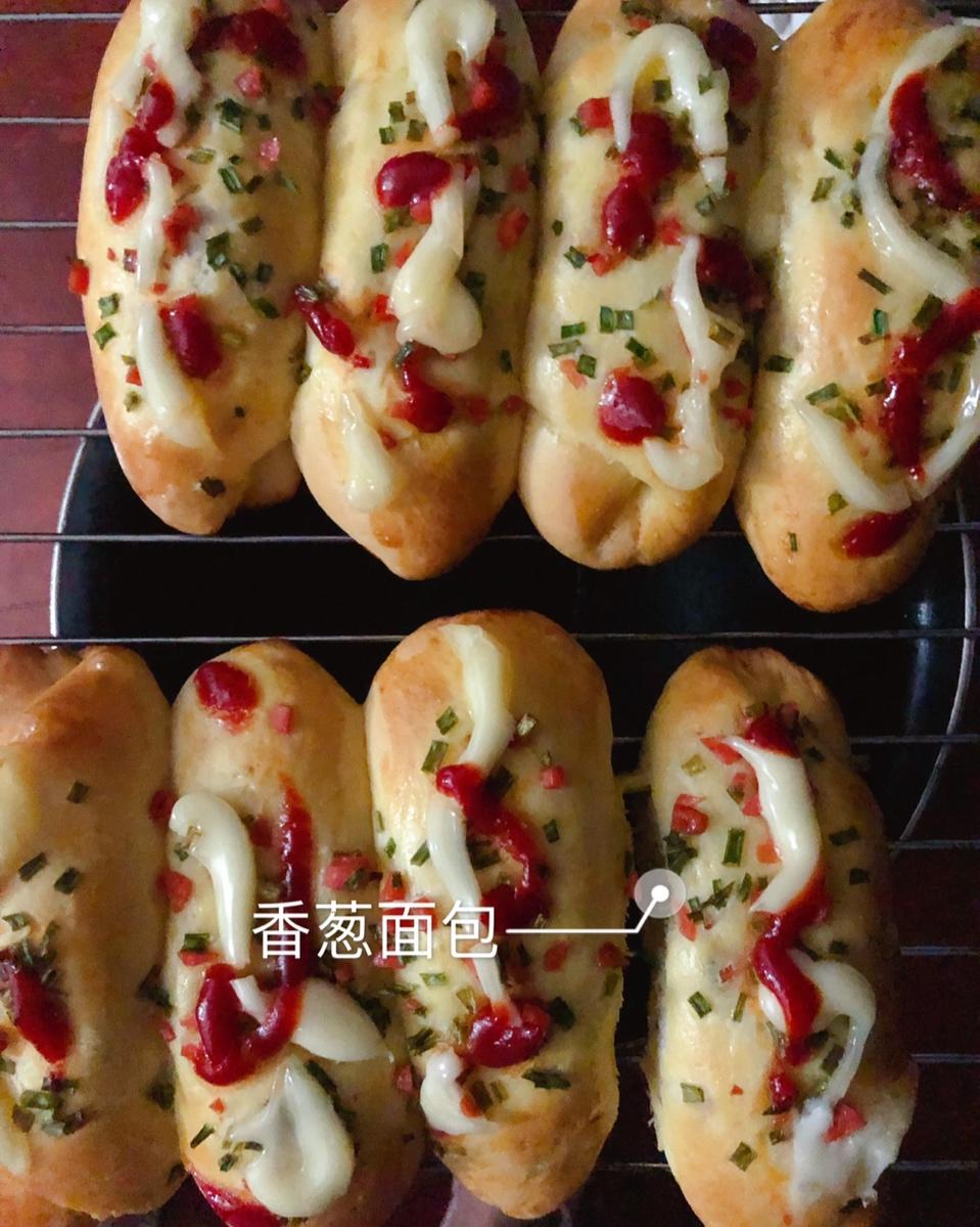 香葱火腿肉松面包
