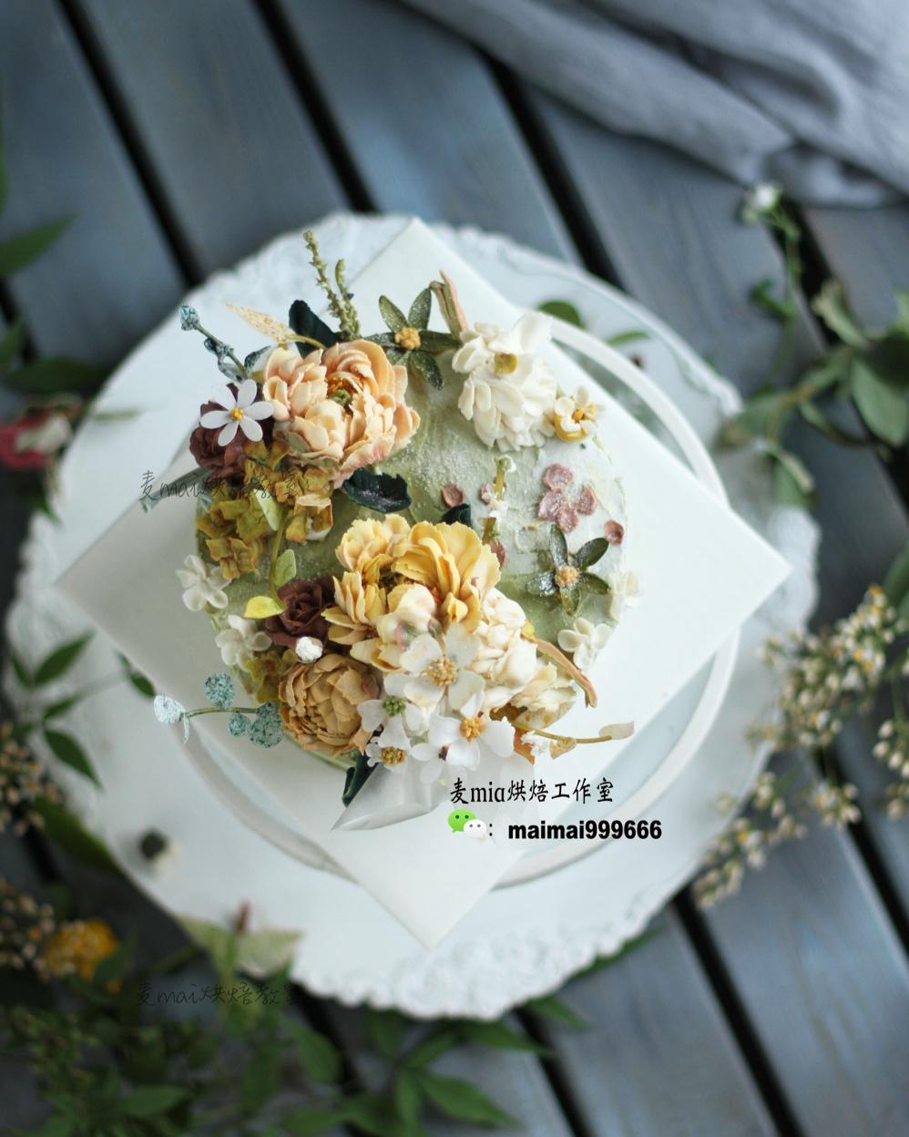 韩式裱花蛋糕