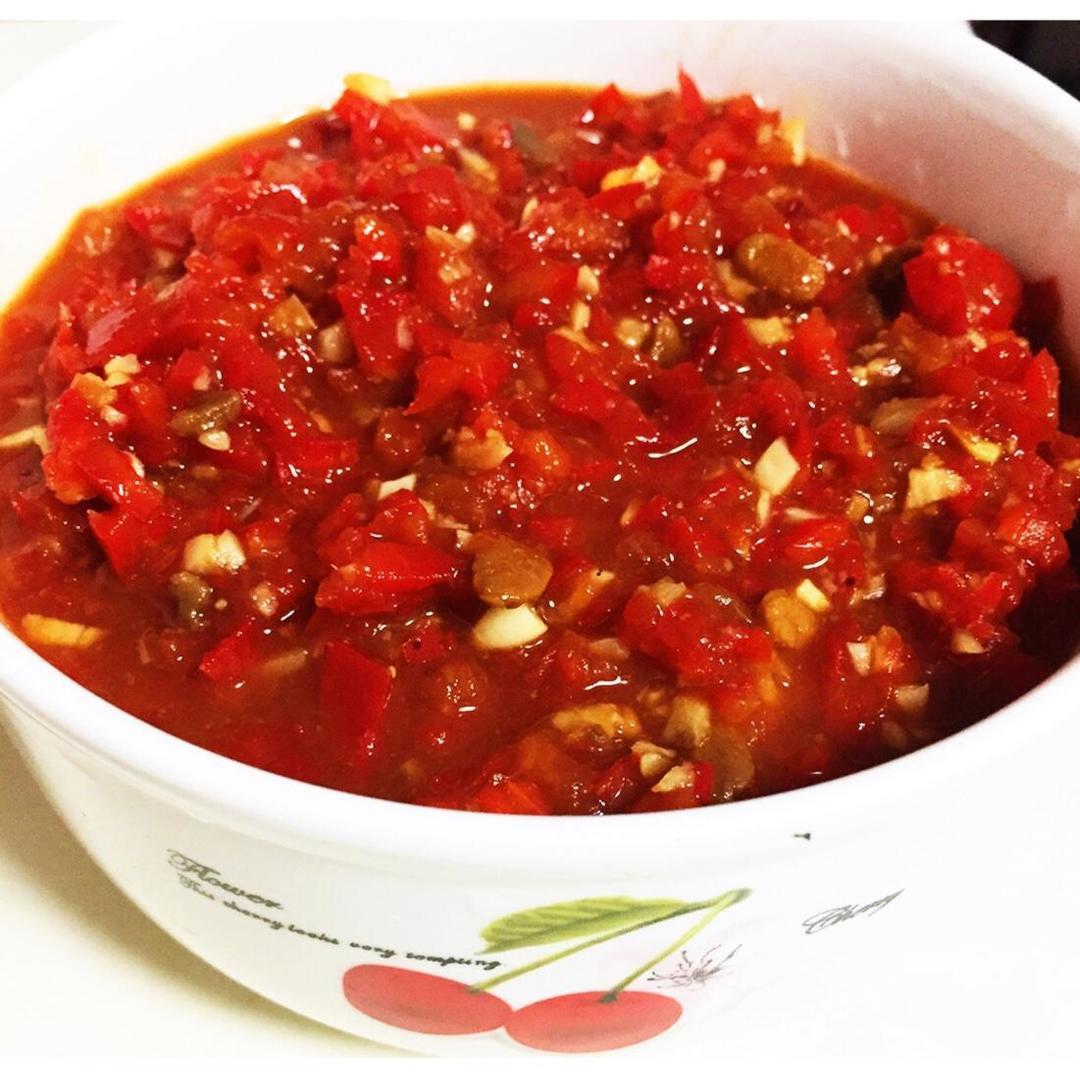 辣椒酱（不辣的特别好吃！）