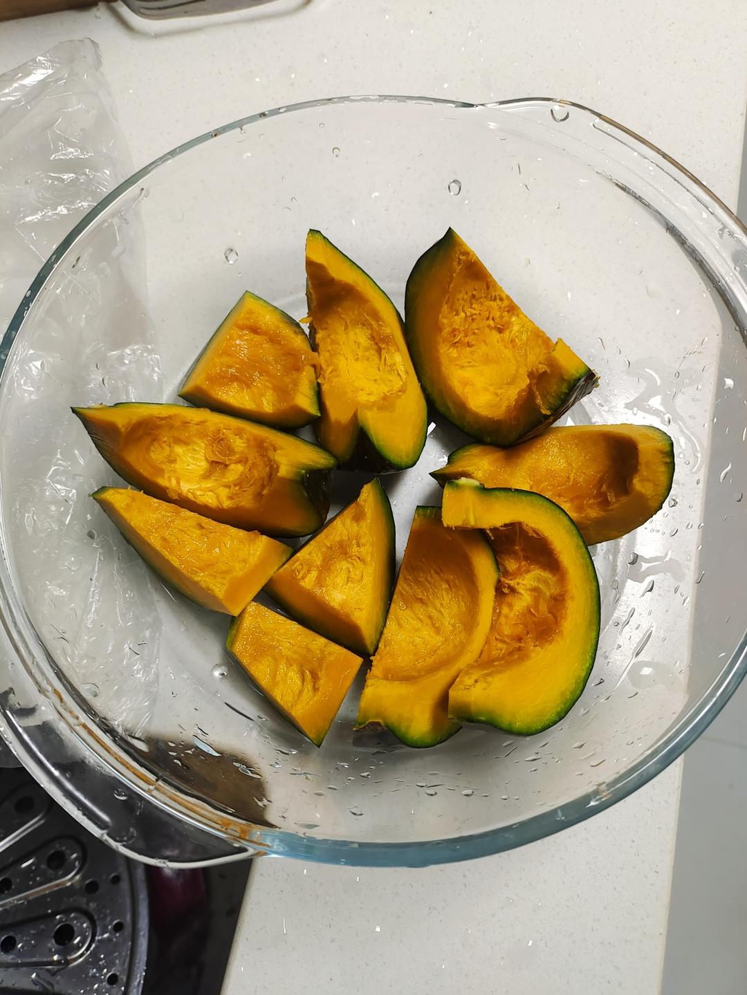 微波炉贝贝南瓜的做法