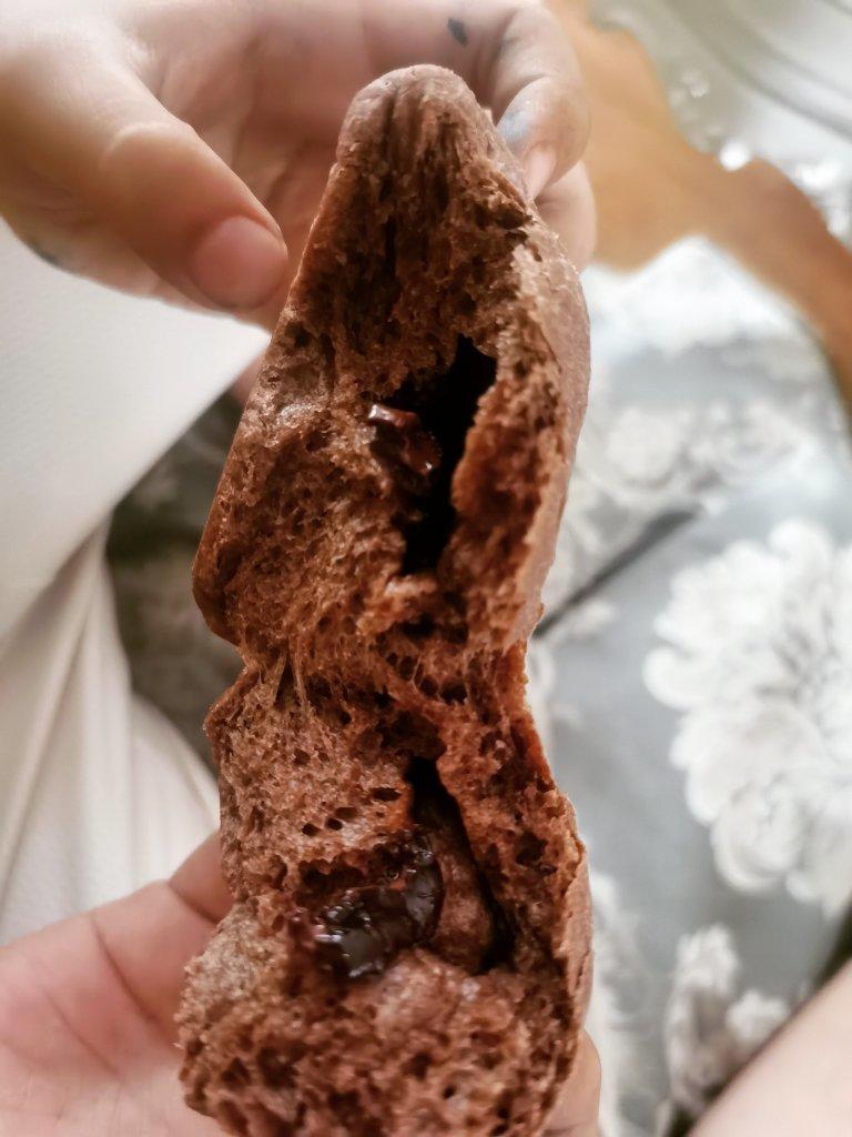 巧克力爆浆面包