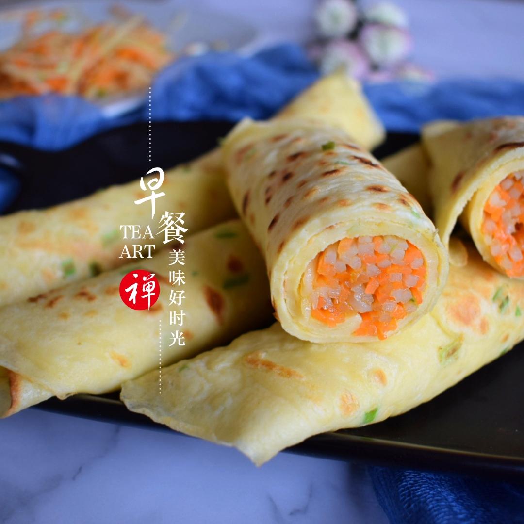胡萝卜土豆丝鸡蛋饼