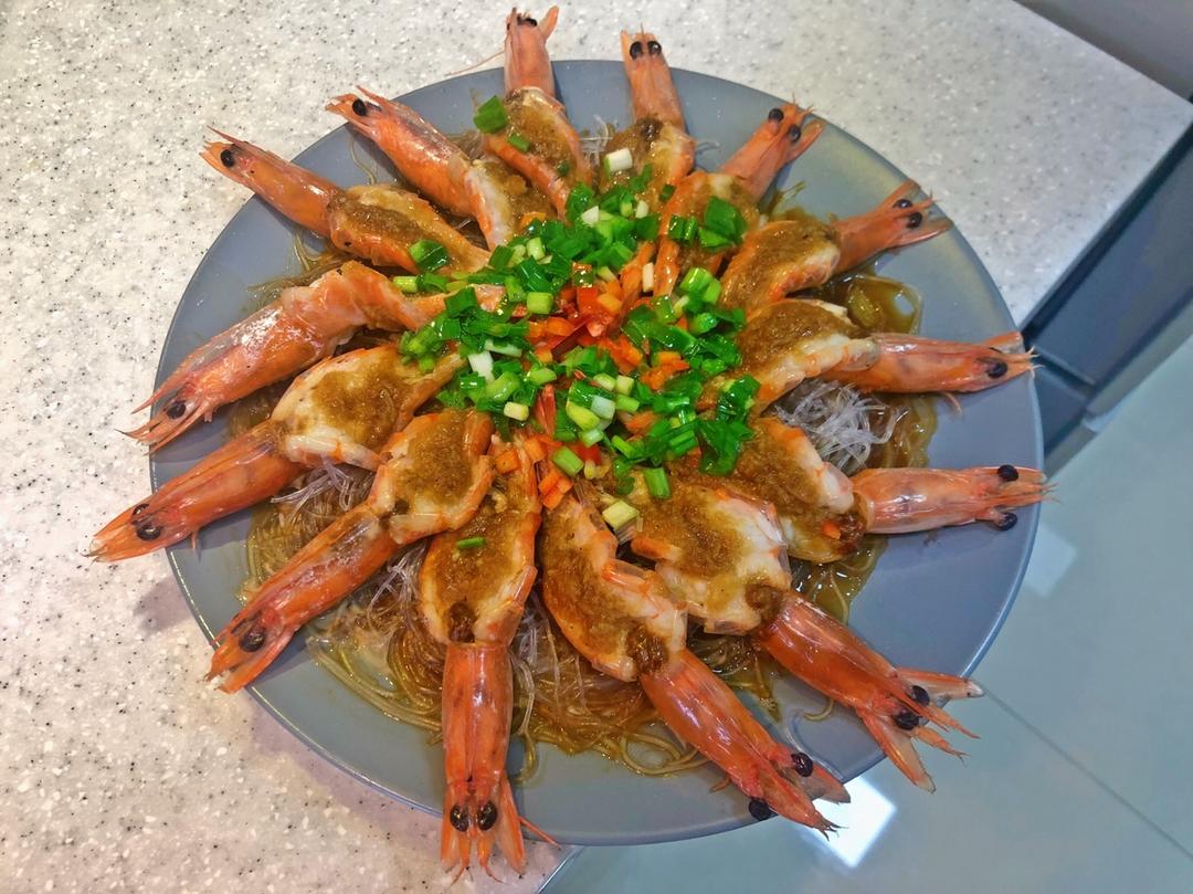 蒜茸粉丝虾