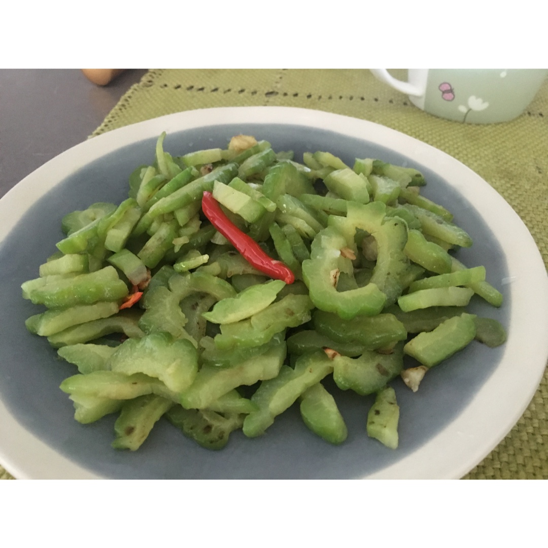 清炒苦瓜