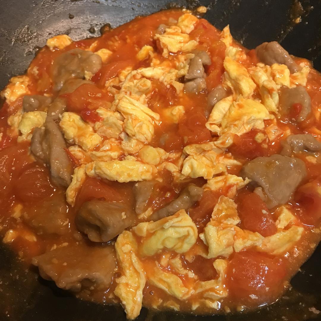 牛肉番茄炒鸡蛋