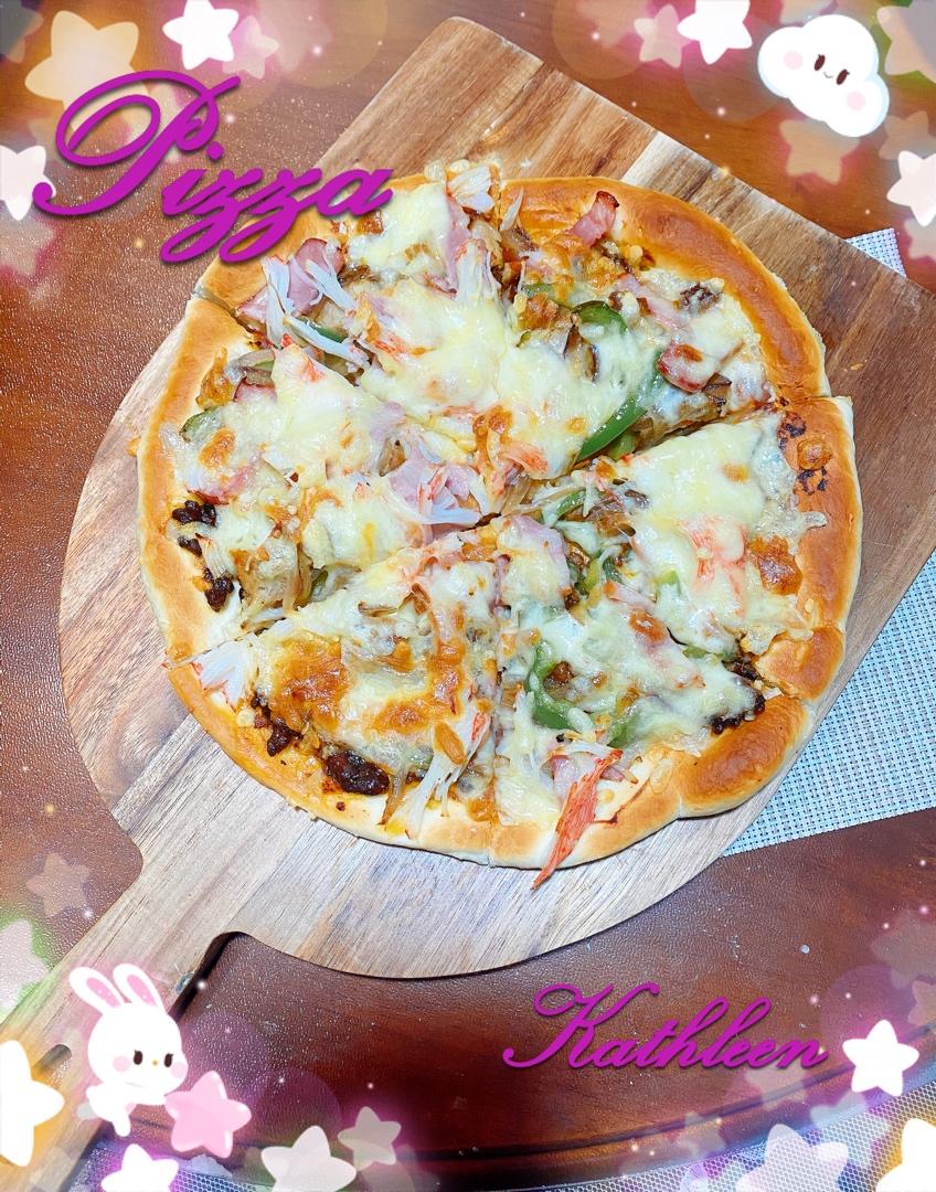 八寸披萨饼皮（四个）制作