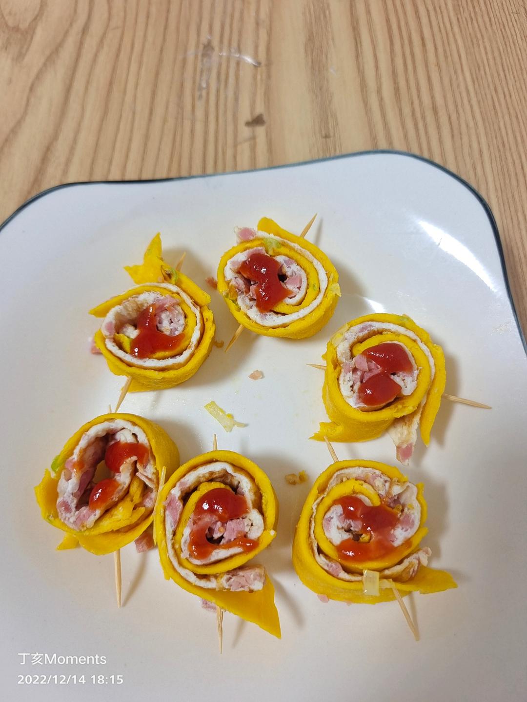 有鸡蛋就能做！一煎一卷轻松搞定，孩子点名要吃~
