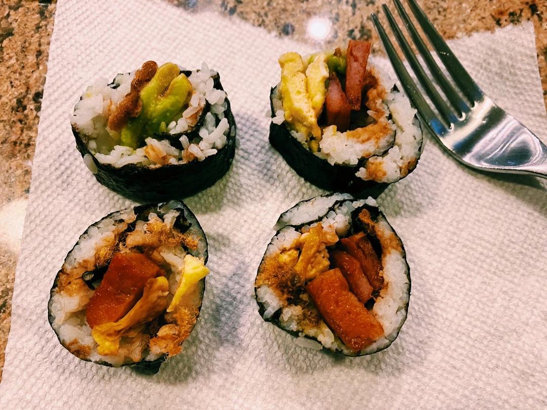 自己在家也能做的寿司🍣sushi（超简单）