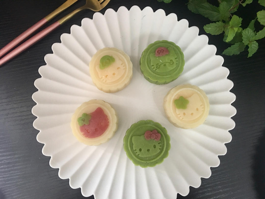 海盐太妃冰皮月饼