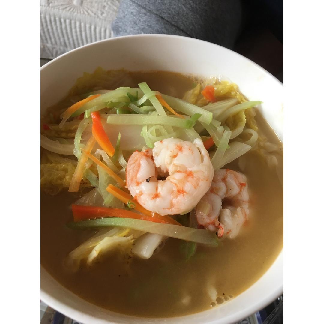 鲜虾面