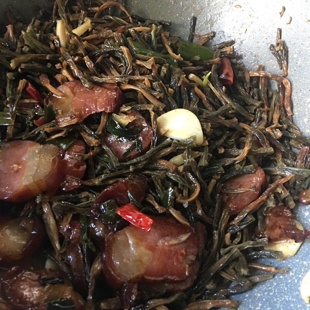 干豆角炒腊肉