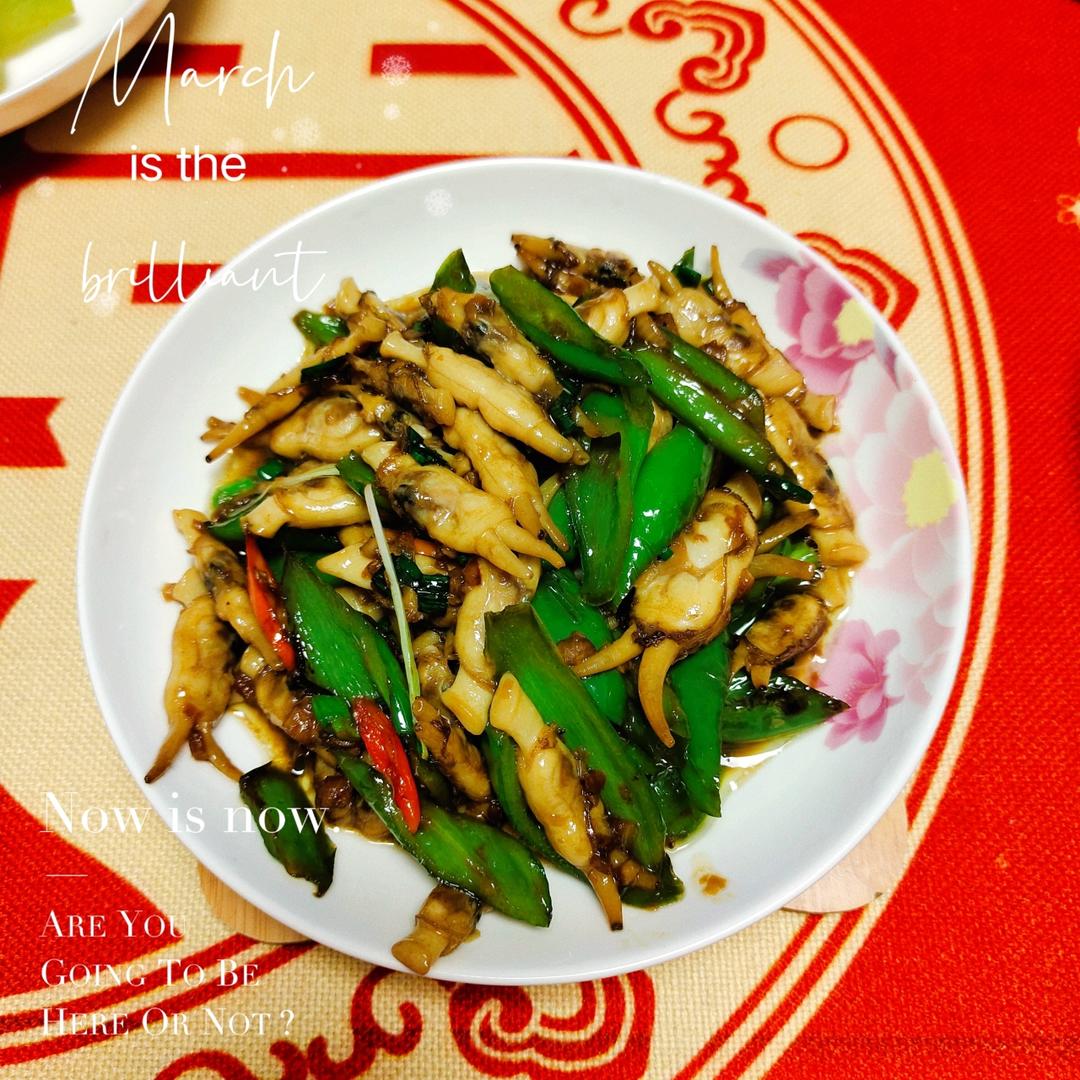 爆炒蛏子