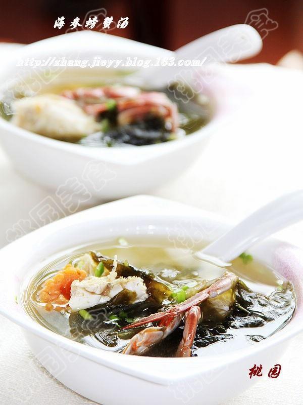 海参菜螃蟹汤的做法