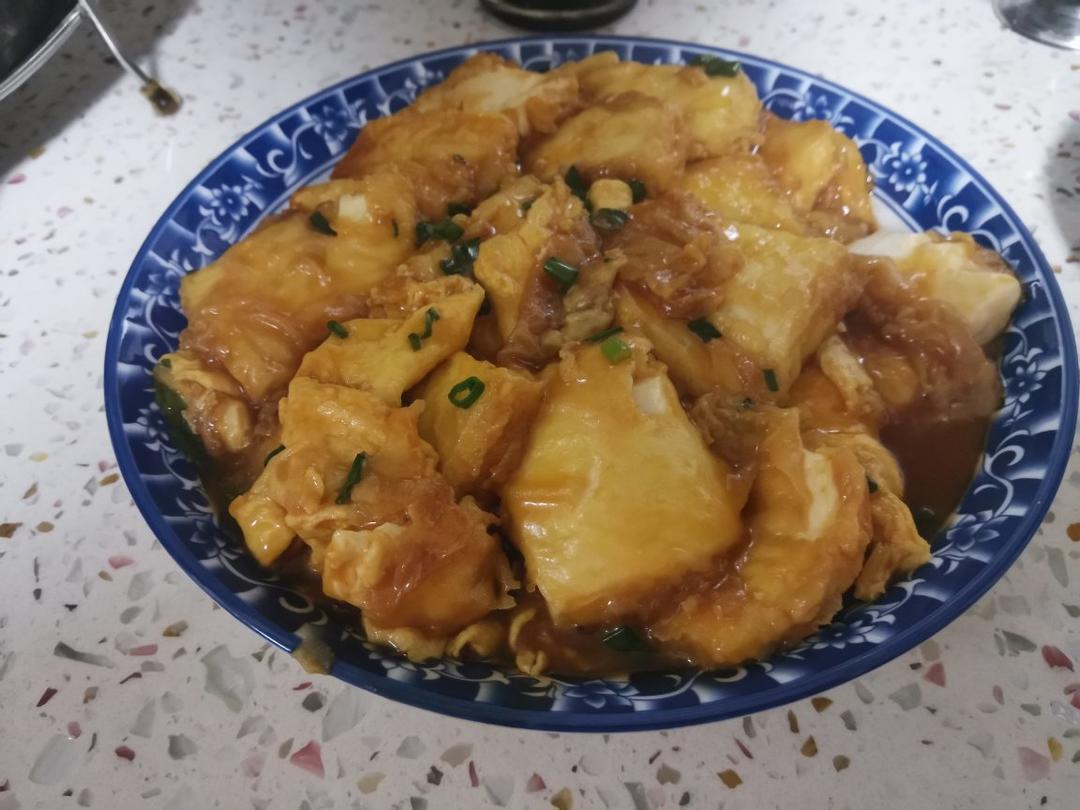 超级嫩鸡蛋包豆腐