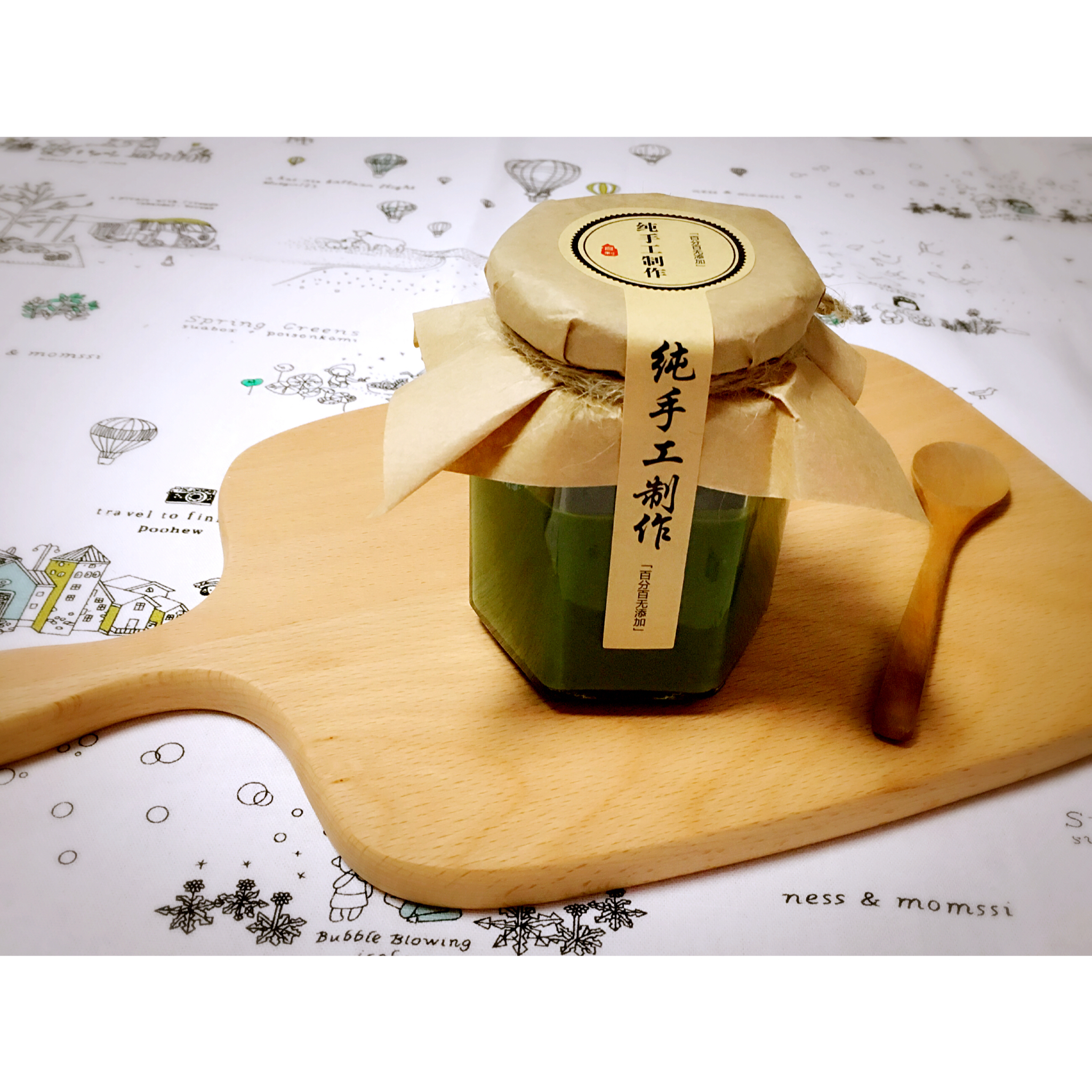 抹茶牛奶酱