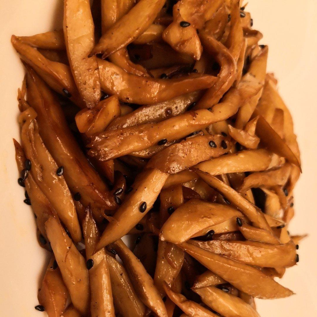 好吃到尖叫的香辣孜然杏鲍菇