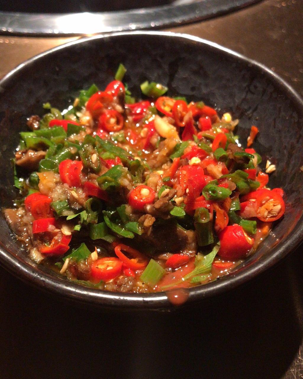 韩式火锅沾酱