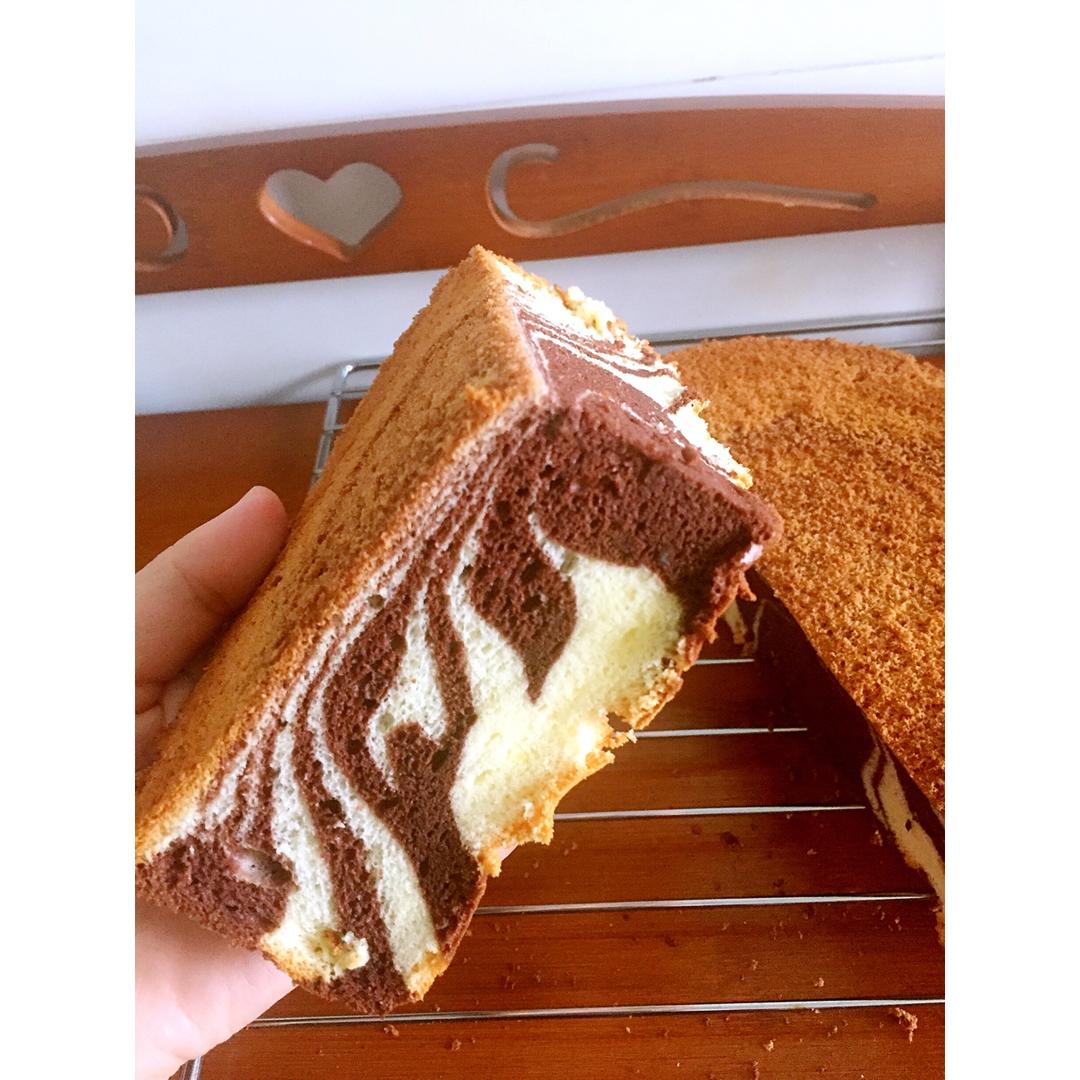 8寸斑马戚风蛋糕