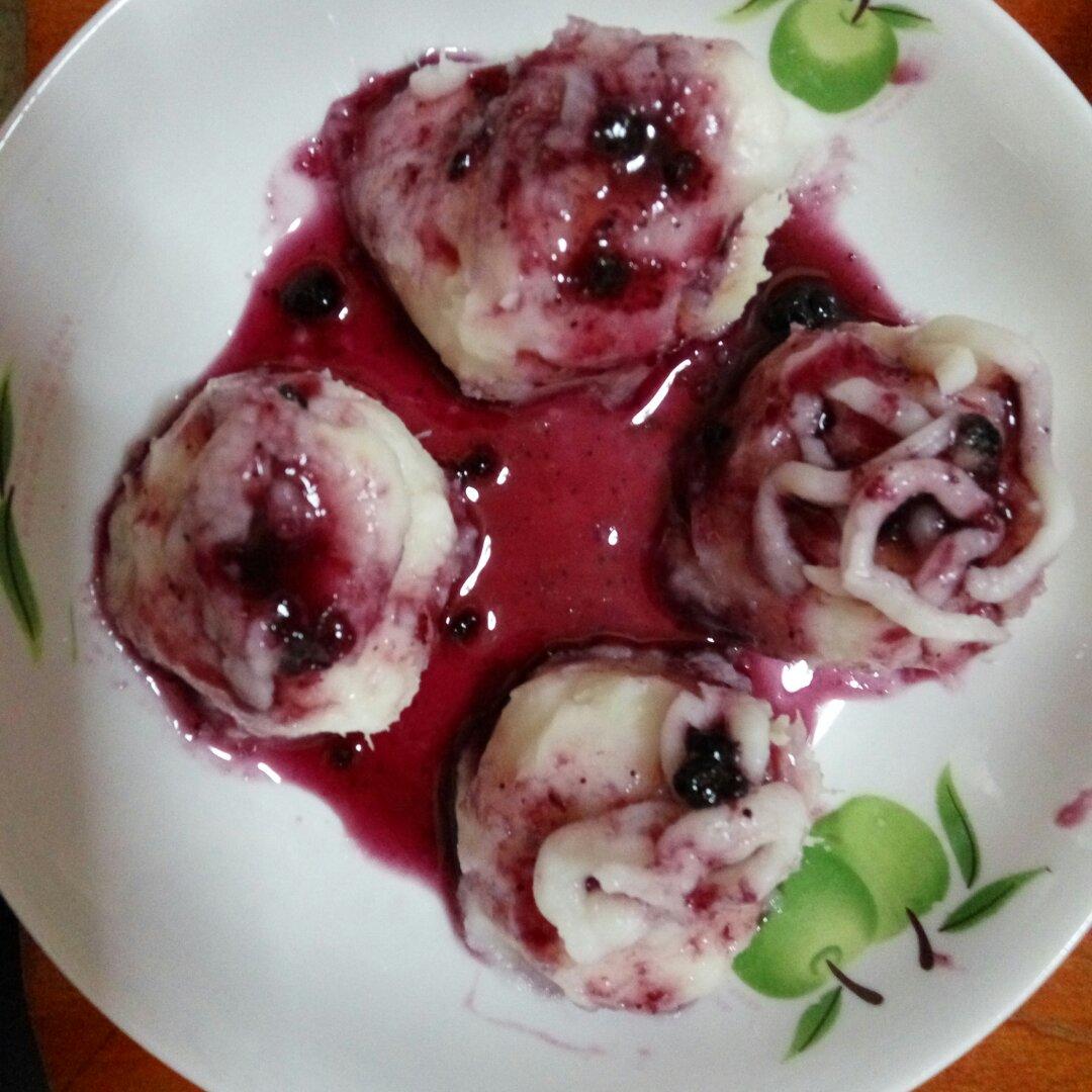 蓝莓山药泥