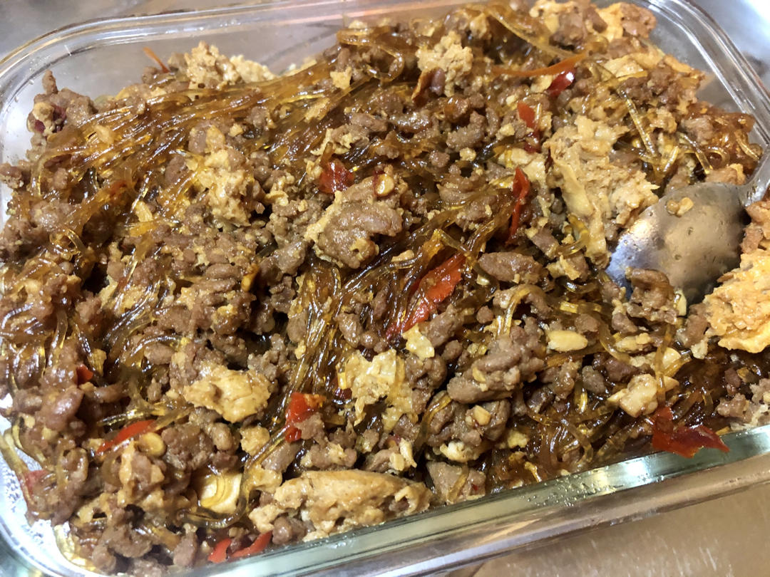 🐜蚂蚁上树丨能下3碗米饭🍚肉末粉丝