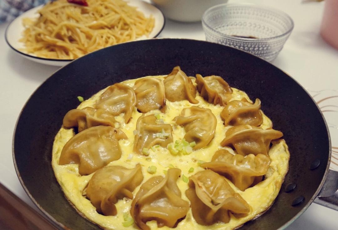 懒人快手抱蛋煎饺
