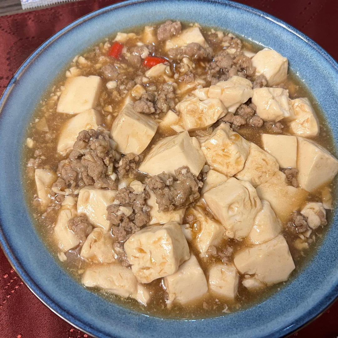 肉末嫩豆腐｜嫩滑口感爽口！这道快手菜超级下饭！！（减脂少油版）