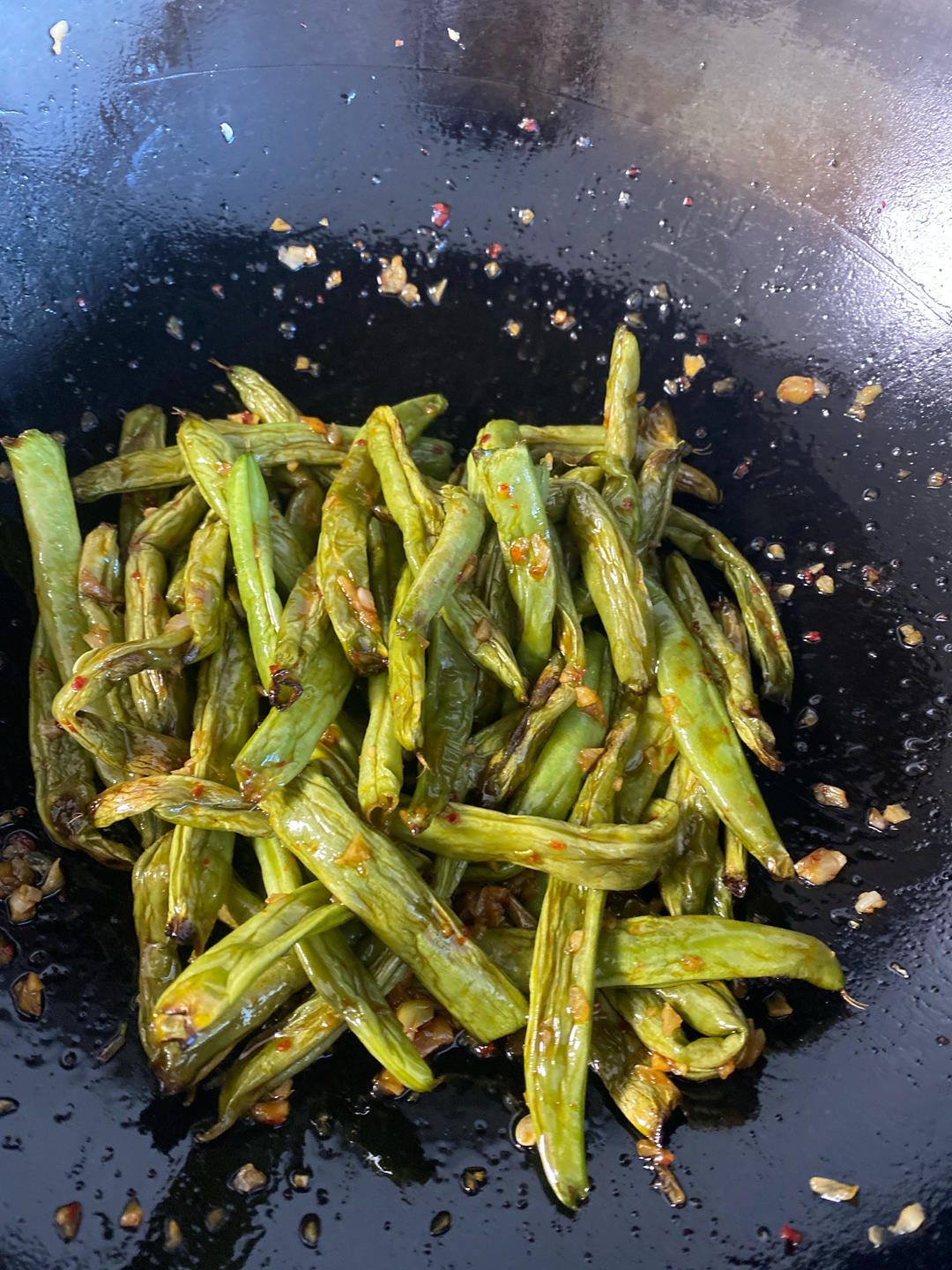 干煸豆角空气炸锅（不会太干版，有步骤图，0失败）