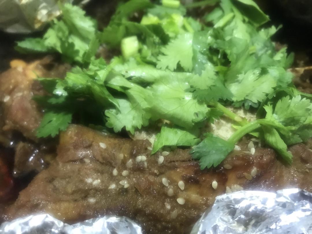 家庭烤箱烤羊排