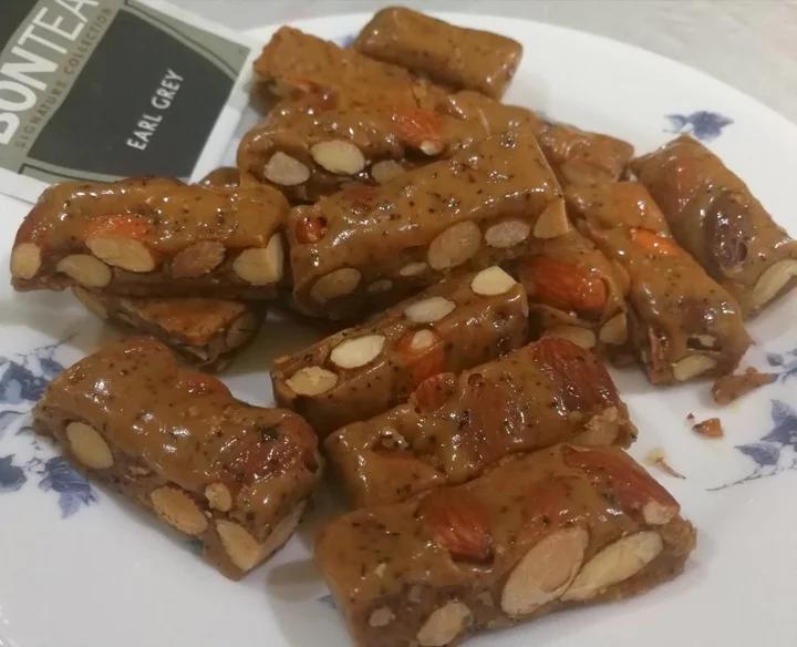 海盐杏仁红茶太妃糖（减油减糖）