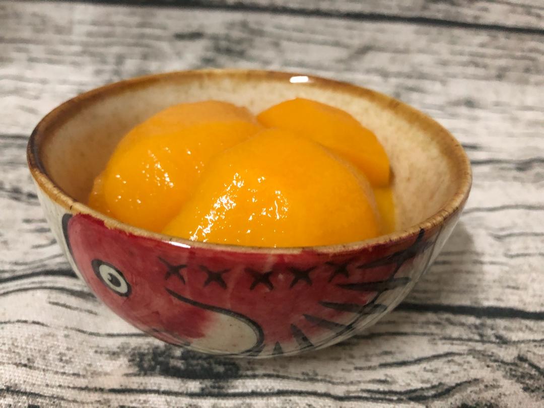 冰糖黄桃罐头（附常温保存方法）