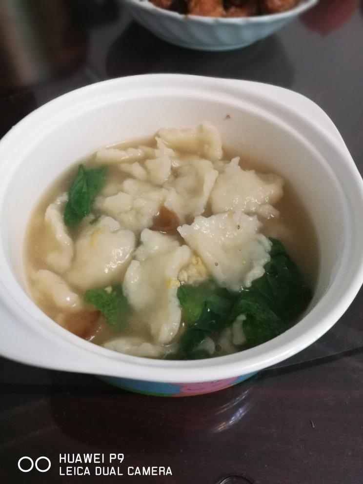 蔬菜鸡蛋面疙瘩