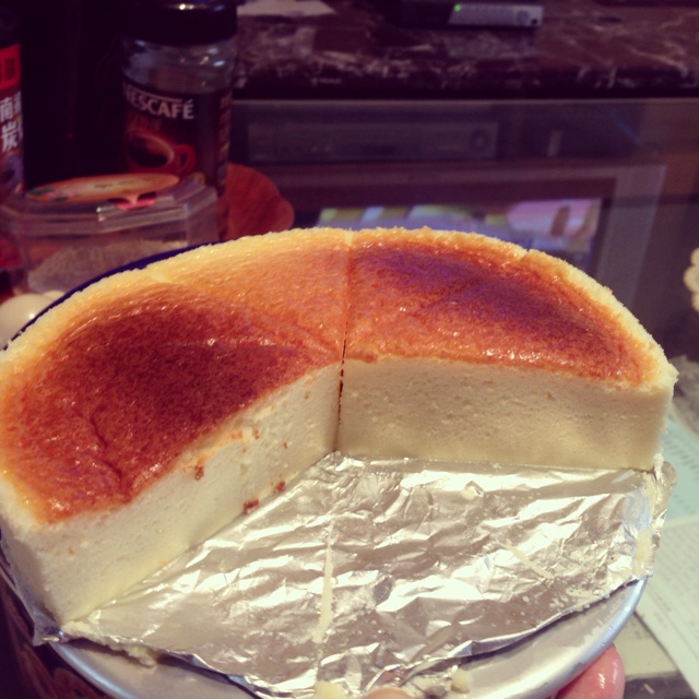 烫面轻乳酪蛋糕