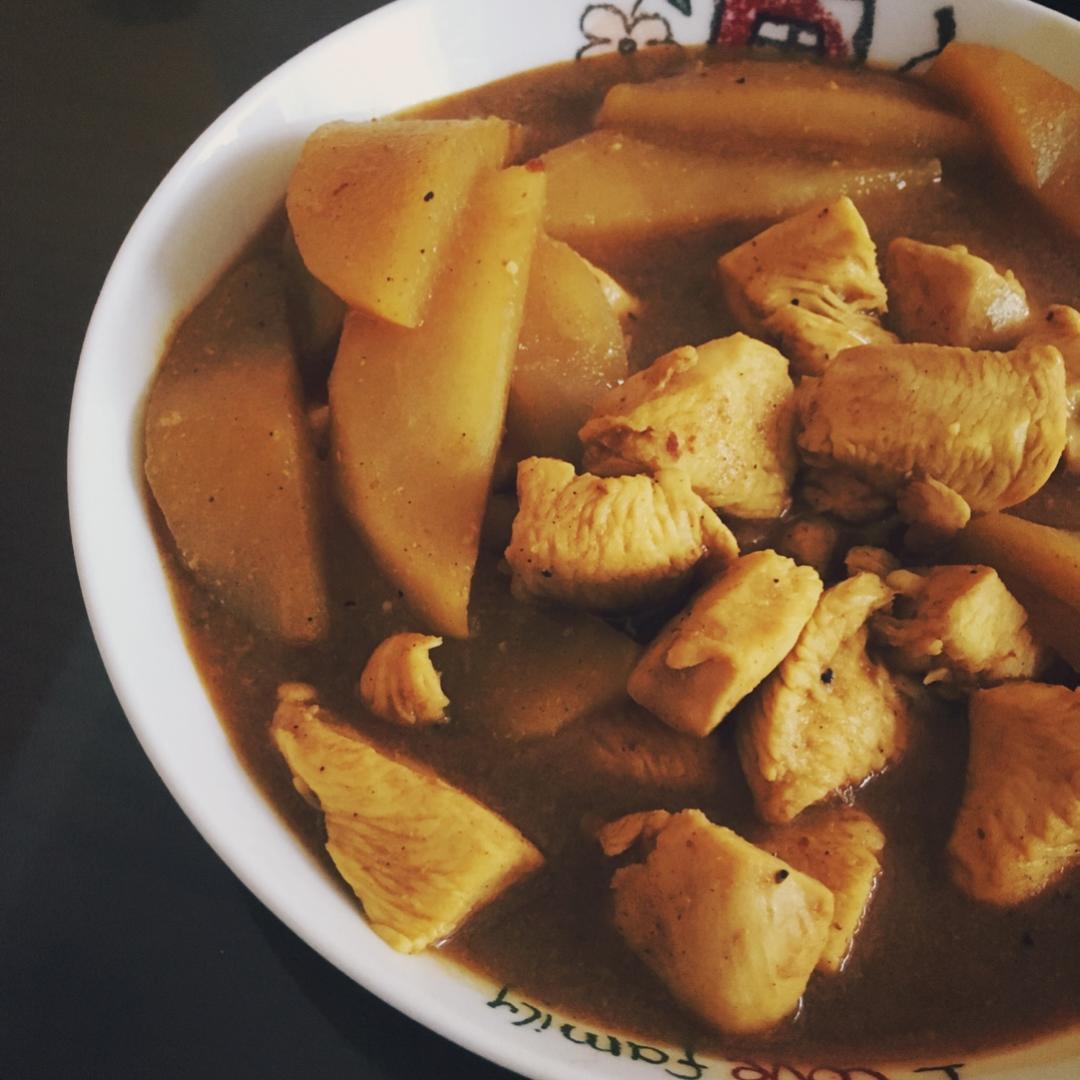 【健康三餐】苹果咖喱鸡