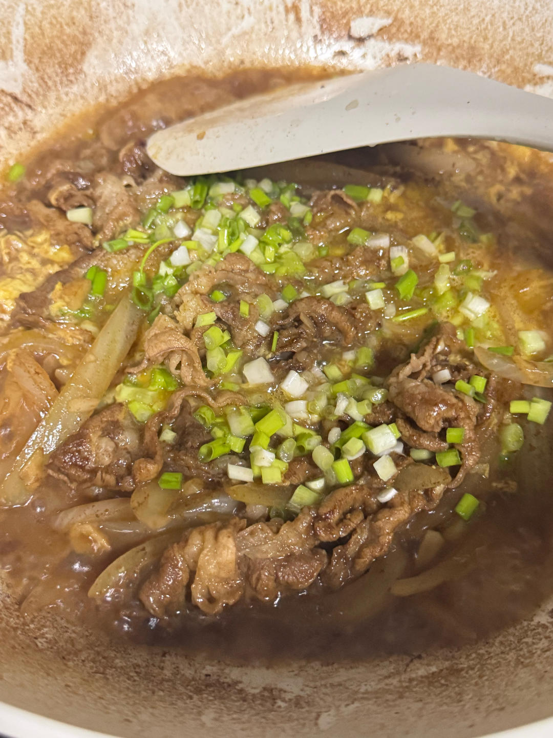 肥牛滑蛋饭的做法