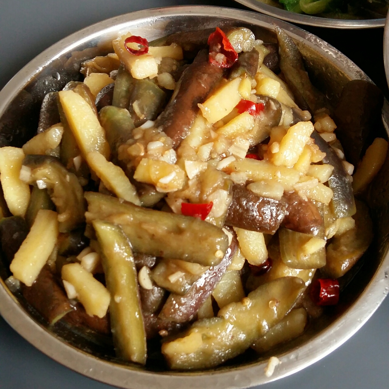 红烧茄子土豆