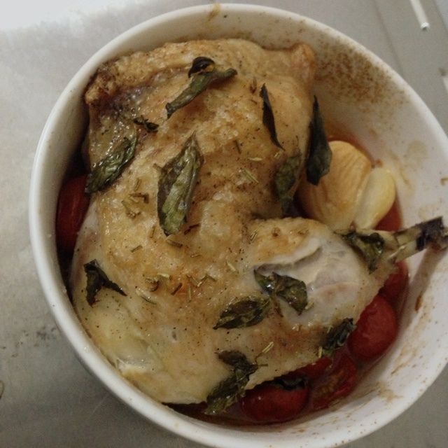 番茄大蒜香草烤鸡腿（庄祖宜）