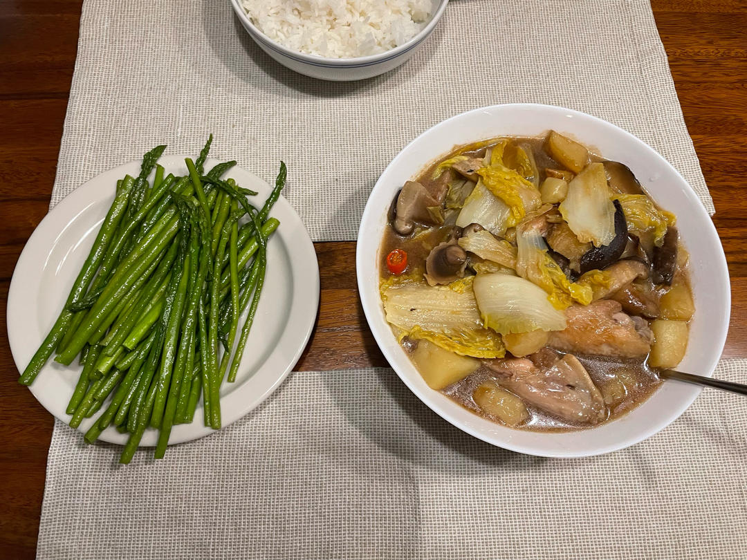 白菜熬鸡翅