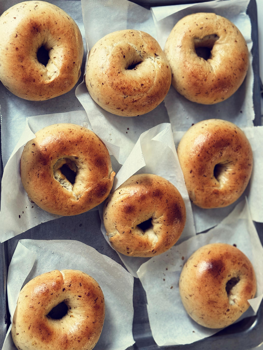 香气扑鼻的桂花醪糟贝果