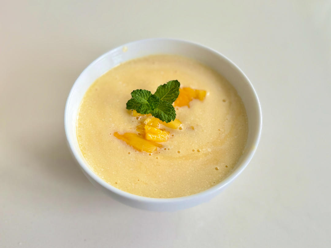 港式甜品——杨枝甘露(芒果西米露)附芒果花切法