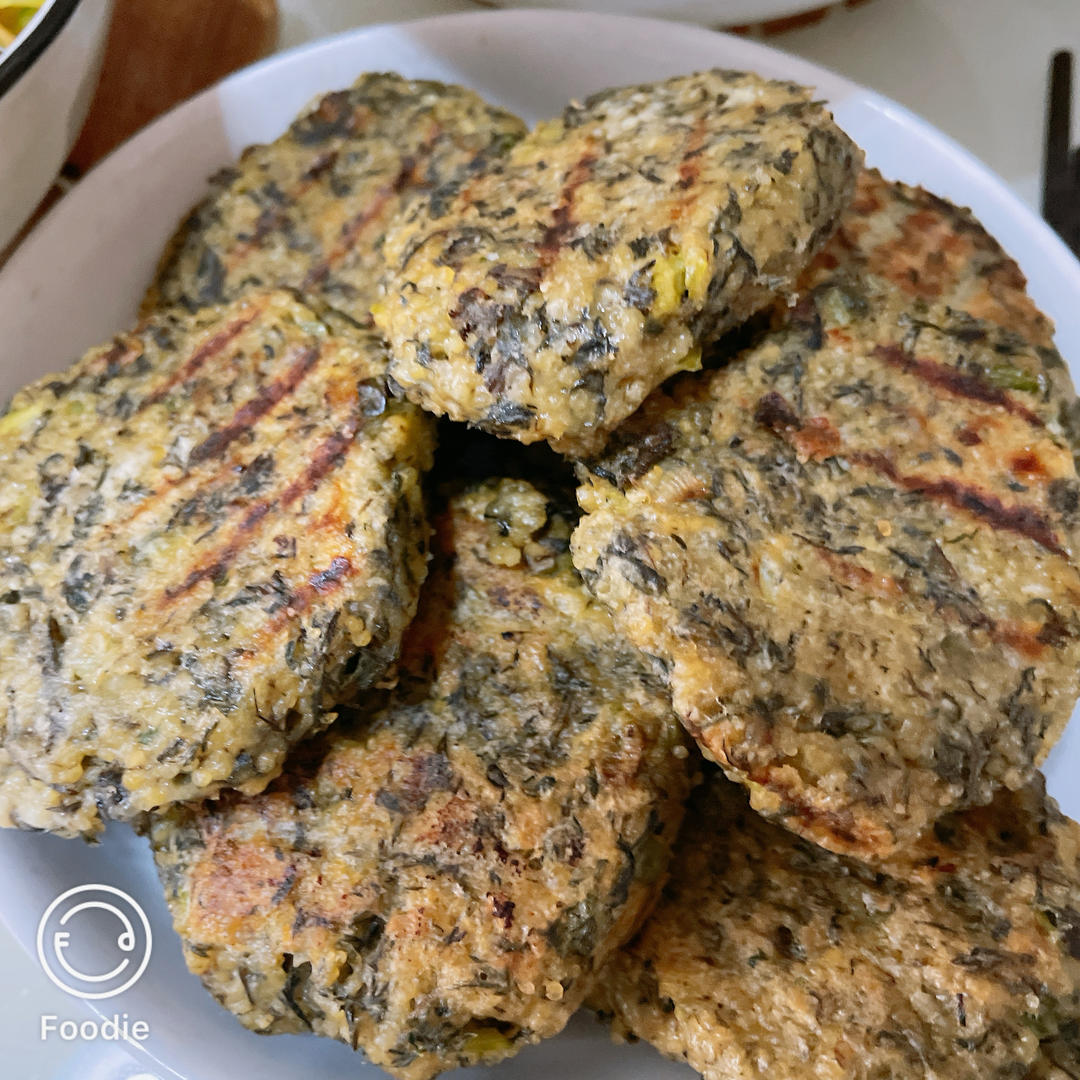 🌿青菜小米饼🌿