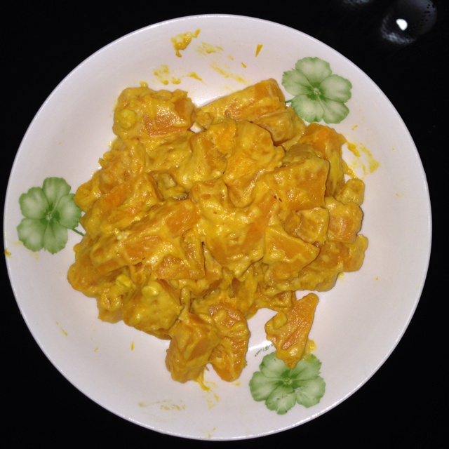 咸蛋焗南瓜（全蛋版）