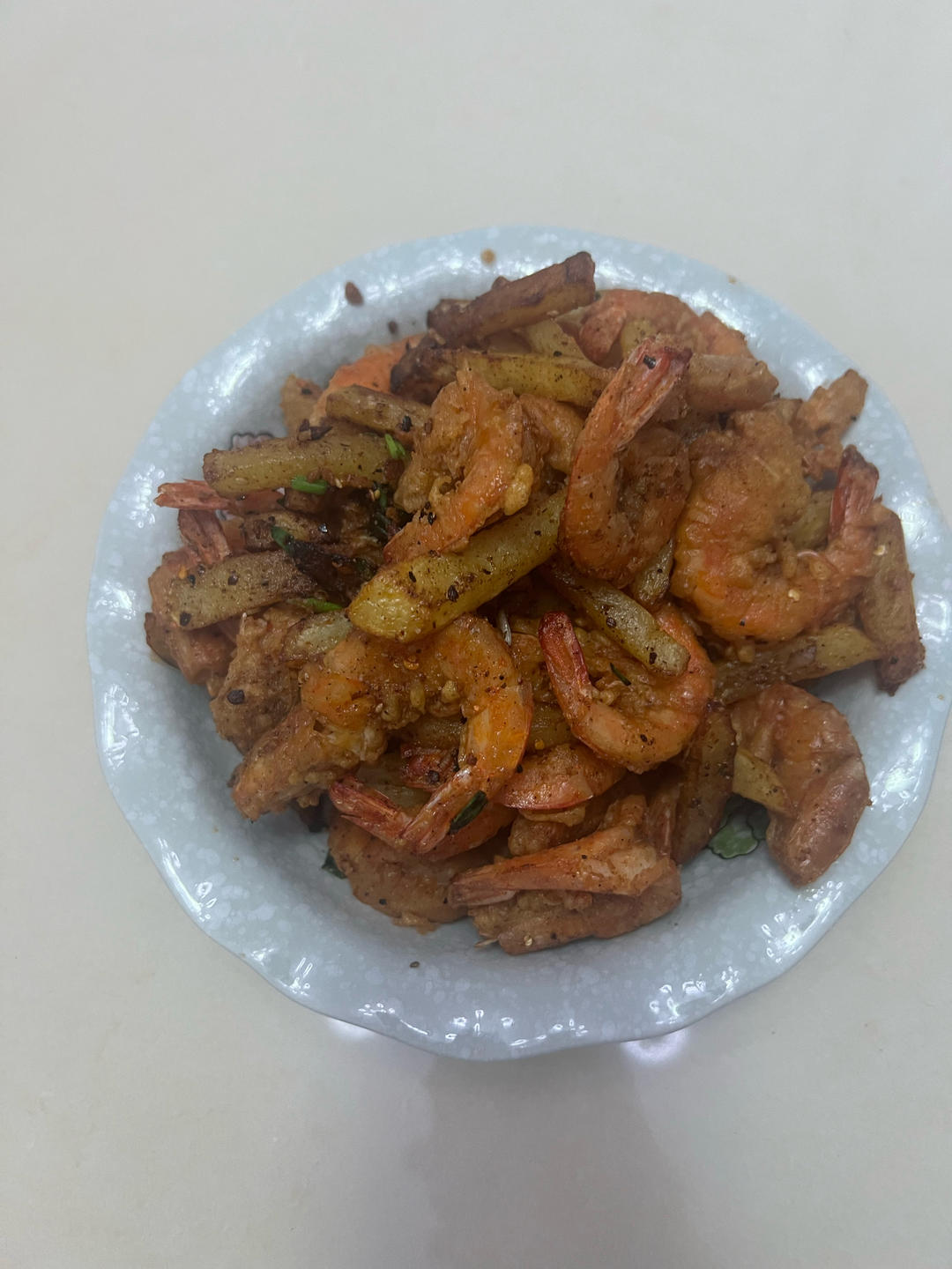 绝对不能错过！好吃到舔盘的椒盐大虾🦐