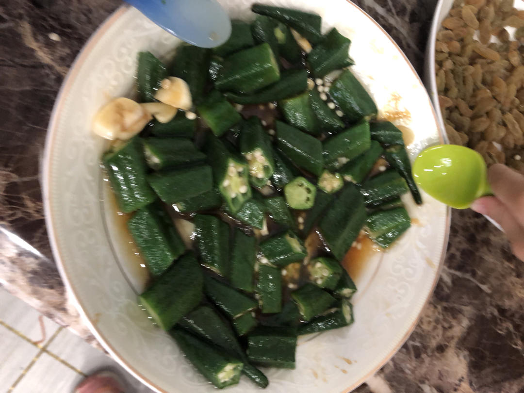 蚝油秋葵